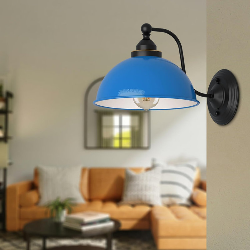 Armed Sconce, Blue
