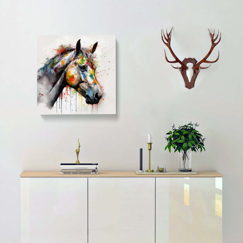 Horse Splatter - No Frame Print