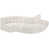 Tissu crème bouclé