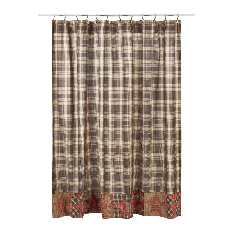Castlekeep Cotton Plaid Shower Curtain