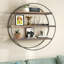 Unwind 3 Tier Circle Solid Wood Floating Shelf