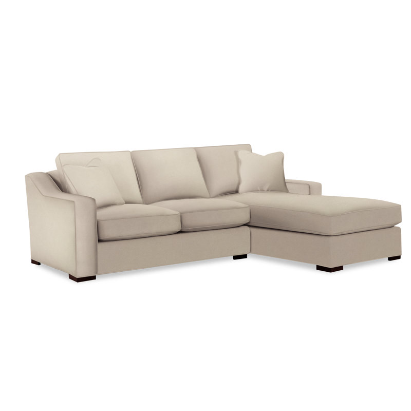 Armanti Chaise Sectional, Parchment Polyester 71582L14, City Dark