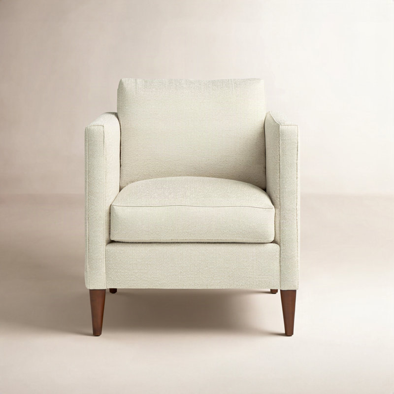Fauteuil Clifford, Tissu performance bouclé Davis Pearl