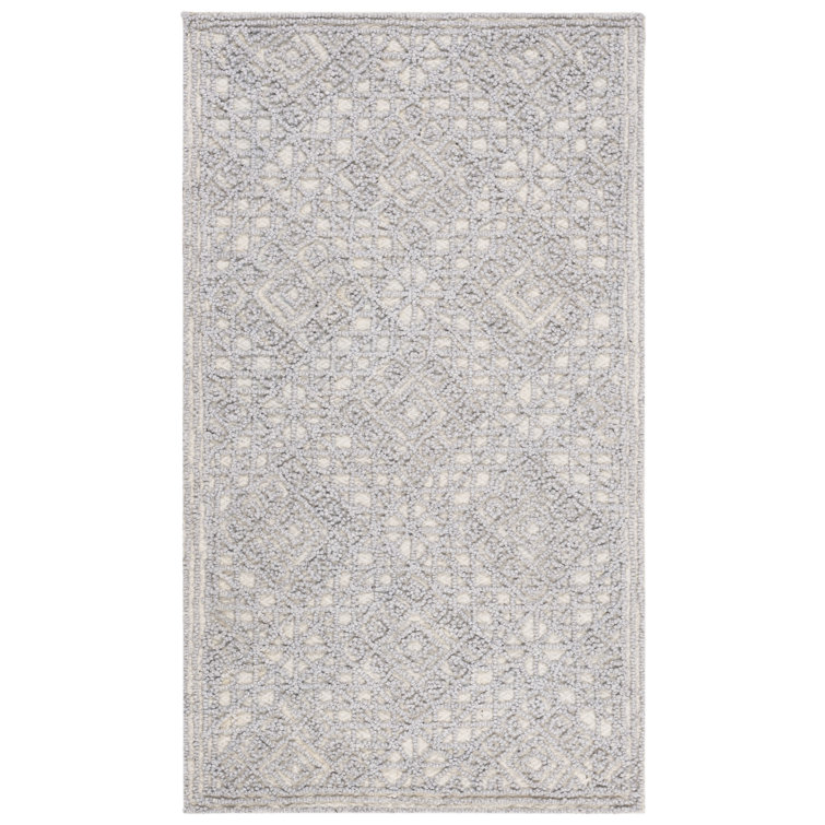 Tapis en laine touffeté à la main Saranac Trace