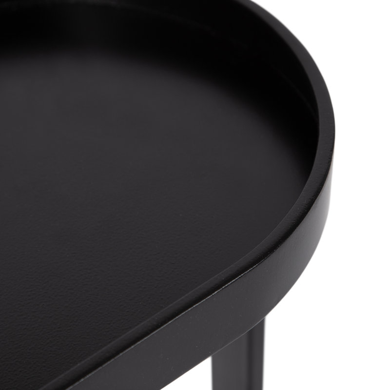 Table de bout Rodez, Noir