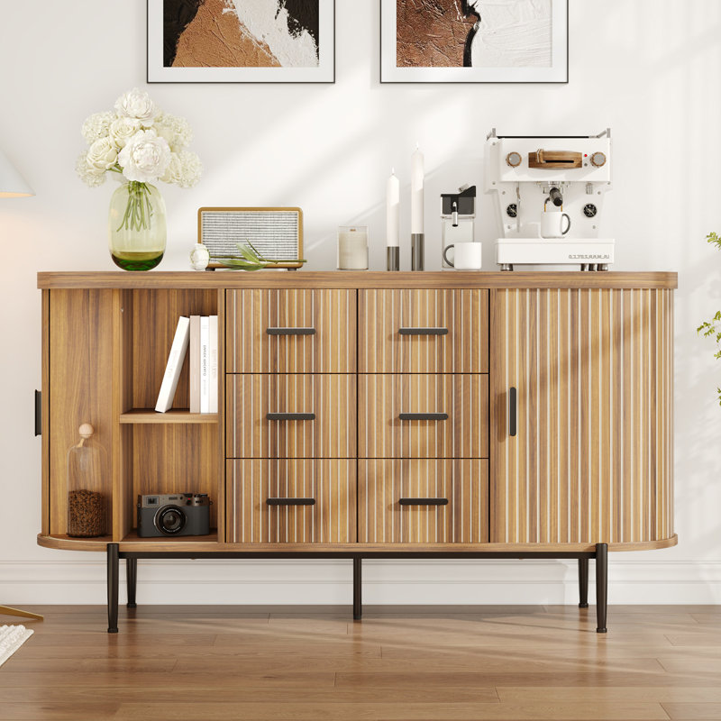 149.9cm Sideboard, Brown/Black