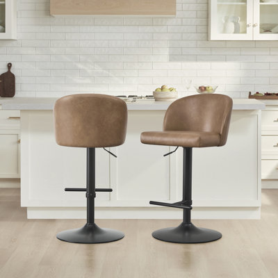 Swivel Adjustable Height Bar Stool