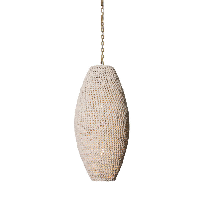 Large Leather Pod Pendant Light