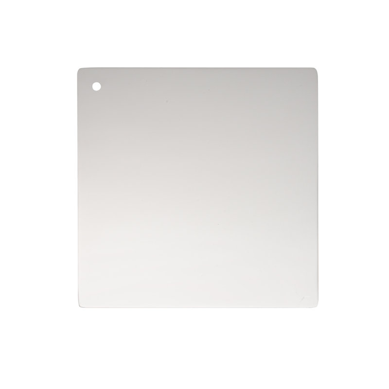 Elegant Kitchen and Bath Metal Finish Sample in Polished Nickel 6x6
