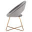 Fauteuil d'appoint moderne 28,35 po Vanezza-762033382-762033407