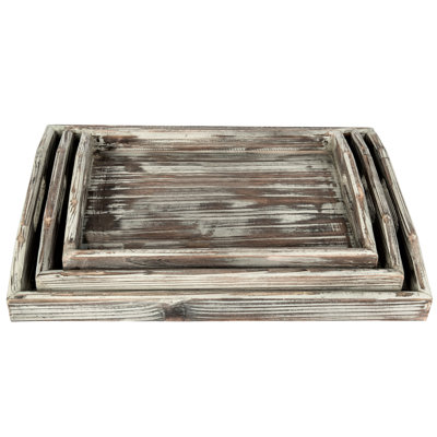 3 Piece Serving Tray Set