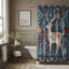 Nordic Festive Patterns - Rideau de douche standard 1 pièce-1510896625