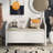 Linen Upholstered Storage Bench-2036836948