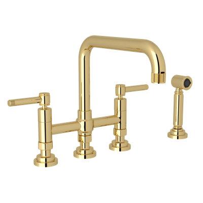 Campo Bridge Kitchen Faucet With Side Spray