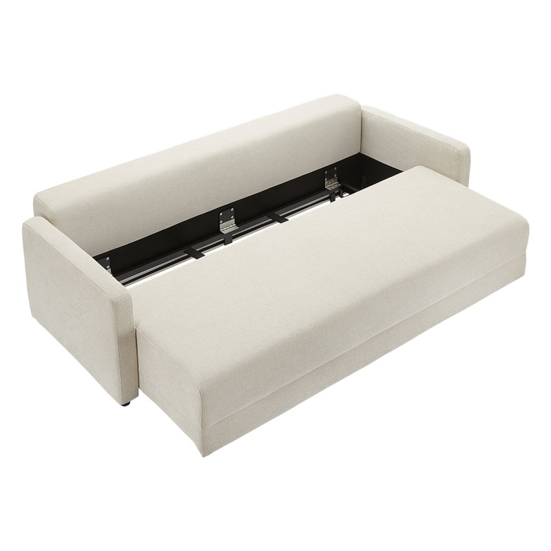 Cabine-couchettes Savelle 88' à bras carrés, Chenille de lin Milo