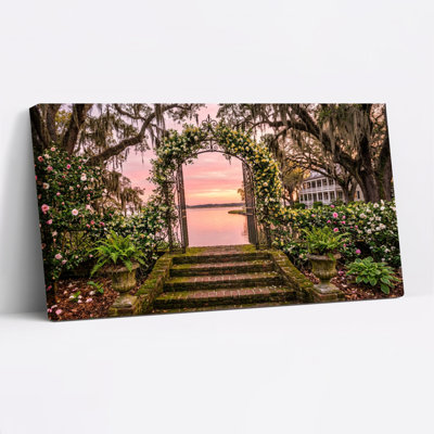 «Garden Arch», reproduction d'art sur toile, ensemble de 1