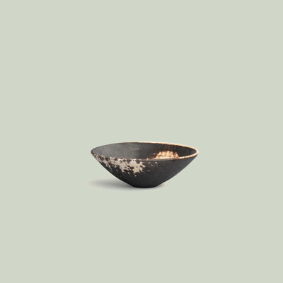 Raku Handmade Serving Bowl