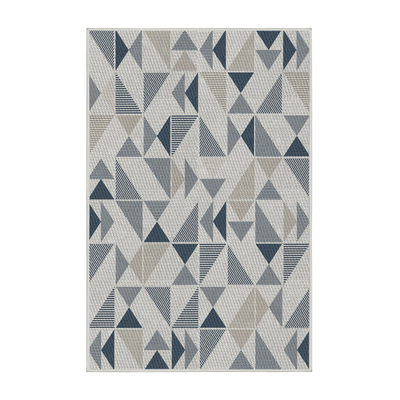 Geometric Indoor Rug, Rectangle 8' x 12'