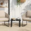 Square Metal Outdoor Coffee Table , 45cm cm W 45cm cm D
