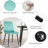 5 - Piece Rectangle Glass Dining Set-1409891156-1409891159