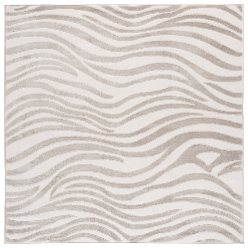 Saylor 130 Performance Abstract Rug, Square 6'3"