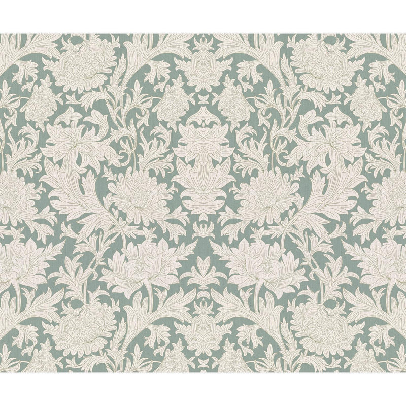 Peel & Stick Damask Border, 120" L x 144" W