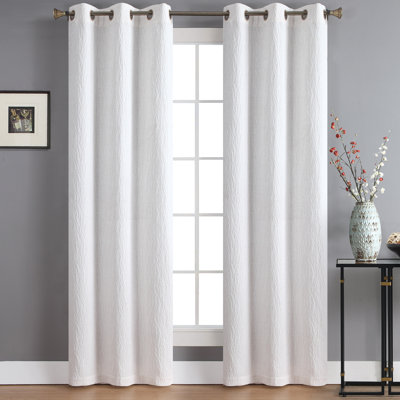 Albany Room Darkening Window Panel Pair 84x37
