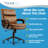 Click365 Transform 2.0 Ergonomic Mid Back Desk Chair, with Padded armrests, Adjustable-Height-94016842-91714211