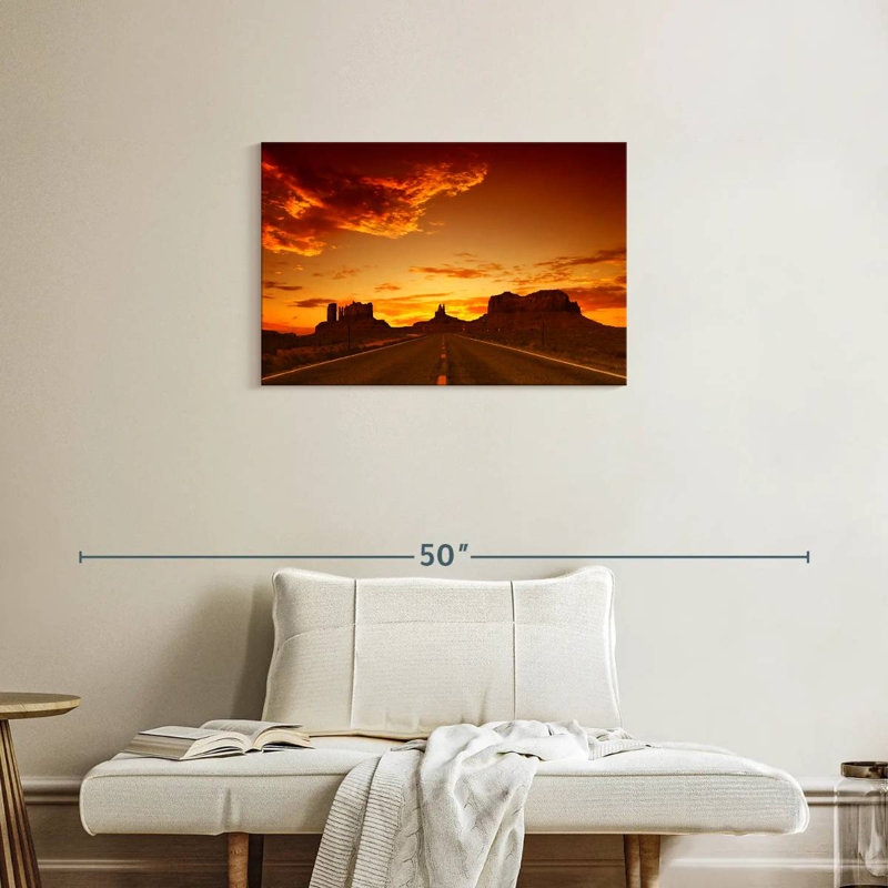 Mehar Road Sunset, 20" H x 30" W