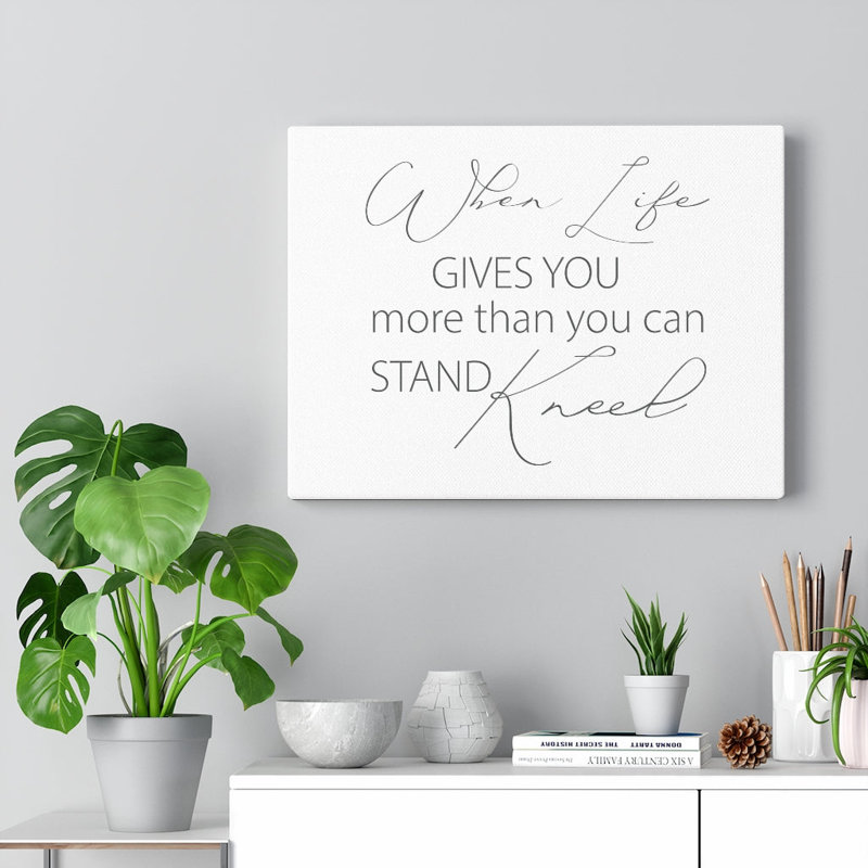 Gives You More - Wrapped Canvas Print, 30cm H x 41cm W