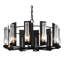 New Town 10 - Light Unique/Statement Wagon Wheel Chandelier-13926807