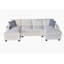 Canapé modulaire confortable en forme de U avec coussins moelleux, sièges polyvalents et chaises longues doubles pour se détendre-1695588058