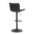 Swivel Adjustable Height Barstool, Faux Leather Modern Bar Stool, Upholstered Counter Stool-766244491