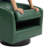 Applewold Upholstered Green Faux Leather Swivel Barrel Chair with Solid Wood Base-192044273