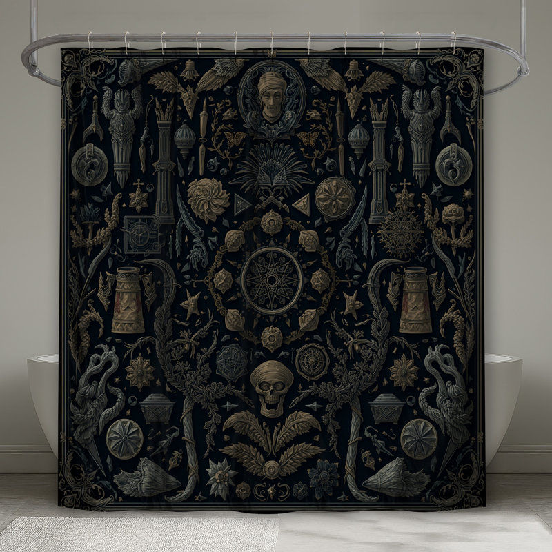 Rideaux de douche Ornate, L 70 po x H 72 po
