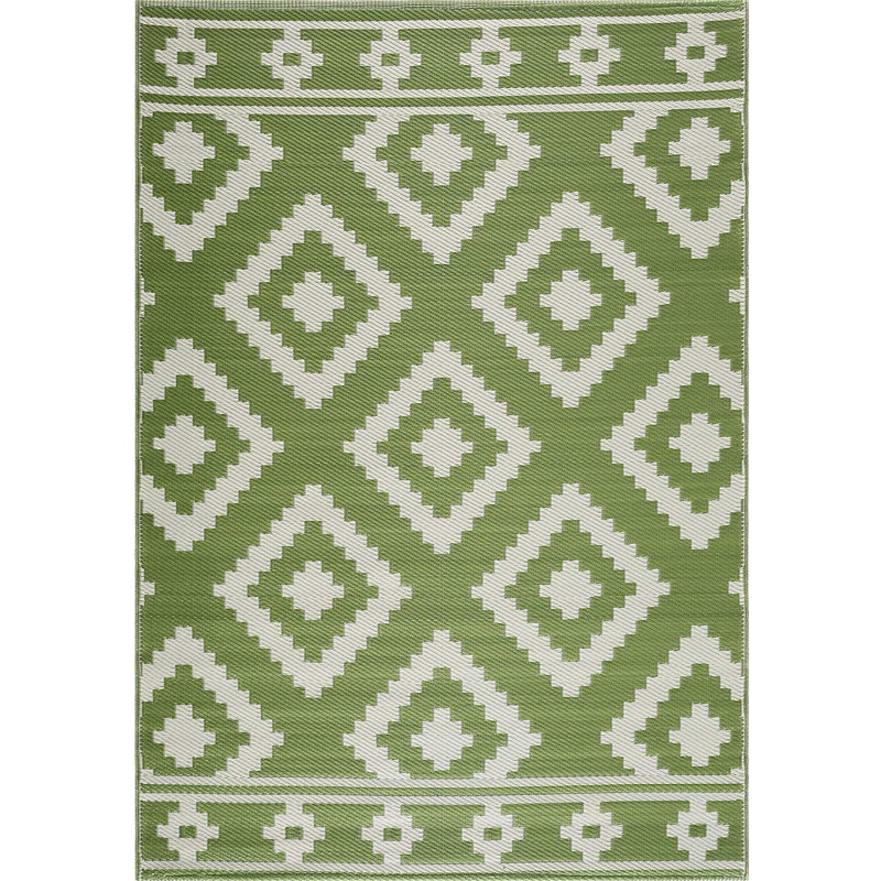Hulmeville Southwestern Indoor / Outdoor Rug, Rectangle 5 'x 7'