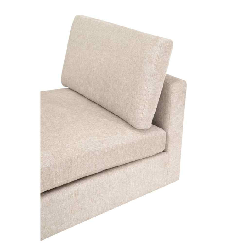 Fauteuil modulaire en tissu Daley
