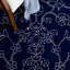 Tapis floral en laine touffeté à la main bleu marine / ivoire-924438153