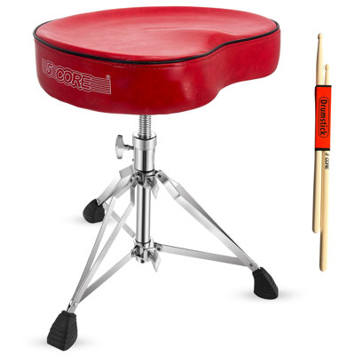 Tabouret de guitare rembourré à 5 cœurs et siège de tambour pour adultes et enfants