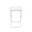 Table-plateau en acrylique et cuivre transparent Cercie
