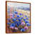 Toile avec cadre flottant brun