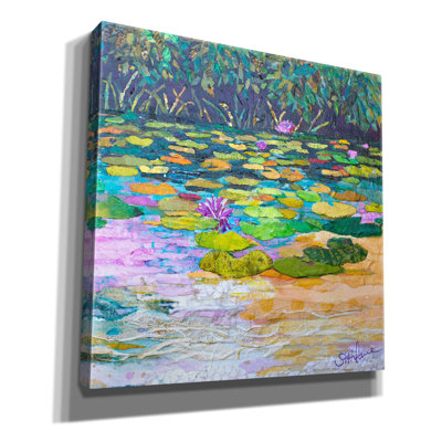 «Aubagne Lily Pad Pond» sur toile par St. Hilaire Elizabeth, reproduction
