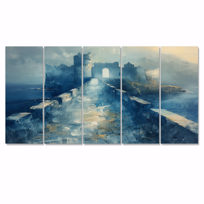 Ensemble d'art mural Lussier - Châteaux, 32" H x  80" W