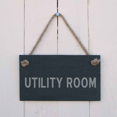 Utility Room Sign