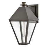 Endsley Single Light Outdoor Aluminum Wall Mount Lantern - Height Adjustable