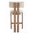 Upholstered Stool With Solid Wood Frame-1150270784