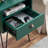 Kempst 23.7" H 1-Drawer Iron Nightstand -519697952