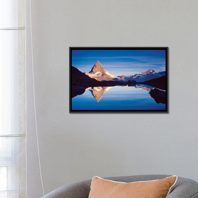 Dawn Reflection of Matterhorn, reproduction de photo sur toile tendue