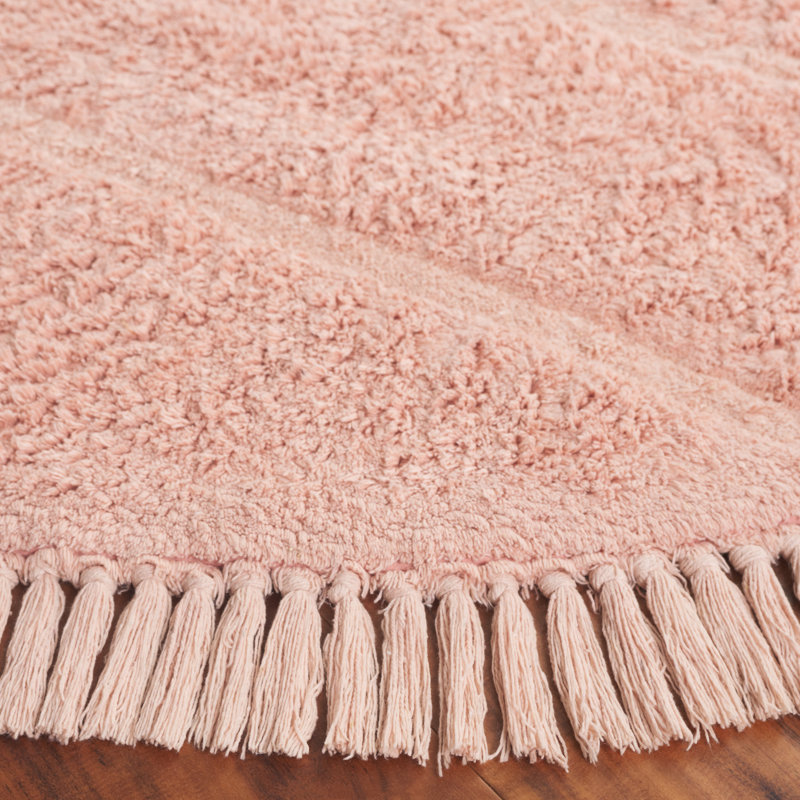 Tapis en coton Fredeline, Rond 6 pi