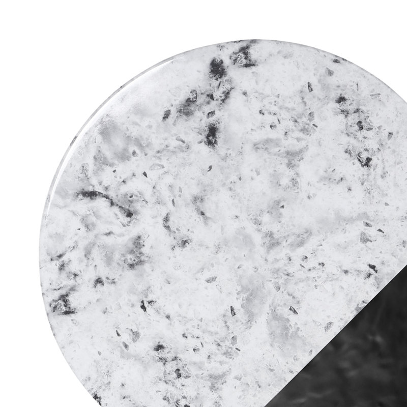 Elite Global Solutions Melamine Cheese Board, Black/Horizon Marble